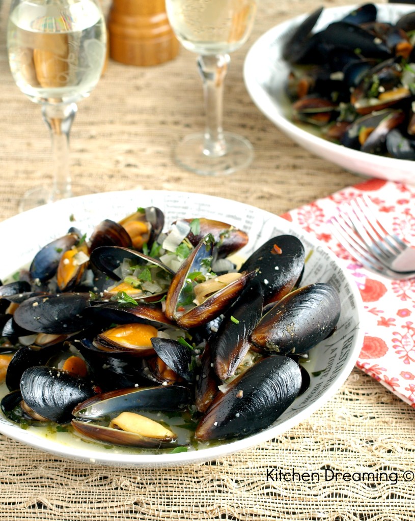 Mussels in White Wine