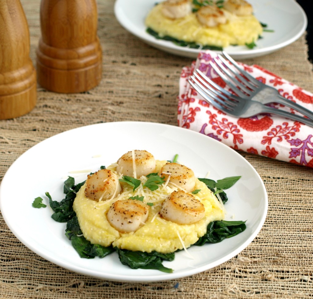 Elevate your dining experience with our exquisite Pan Seared Scallops with Parmesan Polenta recipe. Savor perfectly seared scallops atop creamy Parmesan polenta, harmonizing textures and flavors. 