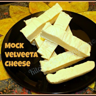 Mock Velveeta Cheese is easy to make and doesn't have all the chemicals that are in the original. Unlike Velveeta, store this recipe in the fridge!
