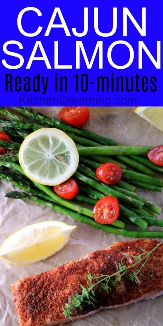 Easy Cajun Salmon Recipe & VIDEO! Kitchen Dreaming