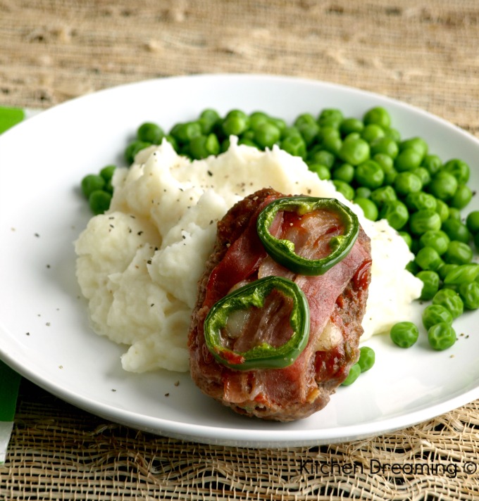 Jalapeno-cheese Stuffed Mini Meatloaf . These perfect sized meatloaf's are super easy to make and even easier to portion out.