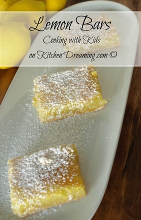 Cooking with Kids Best Lemon Bar Recipe. This lemon bar recipe is for lemon lovers and packs a powerful lemon flavor.