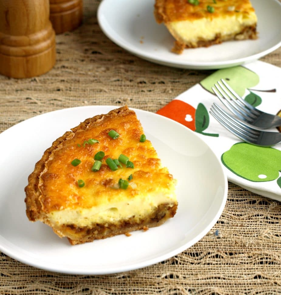 If you love caramelized onions, you will absolutely devour this Caramelized Onion Quiche.