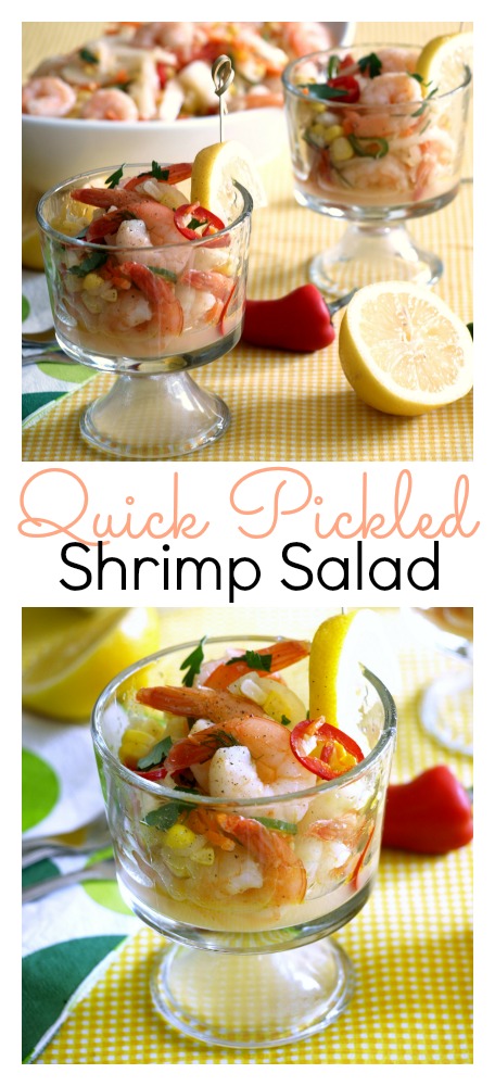 This simple, easy to follow recipe for Quick Pickled Shrimp is perfect for summer.