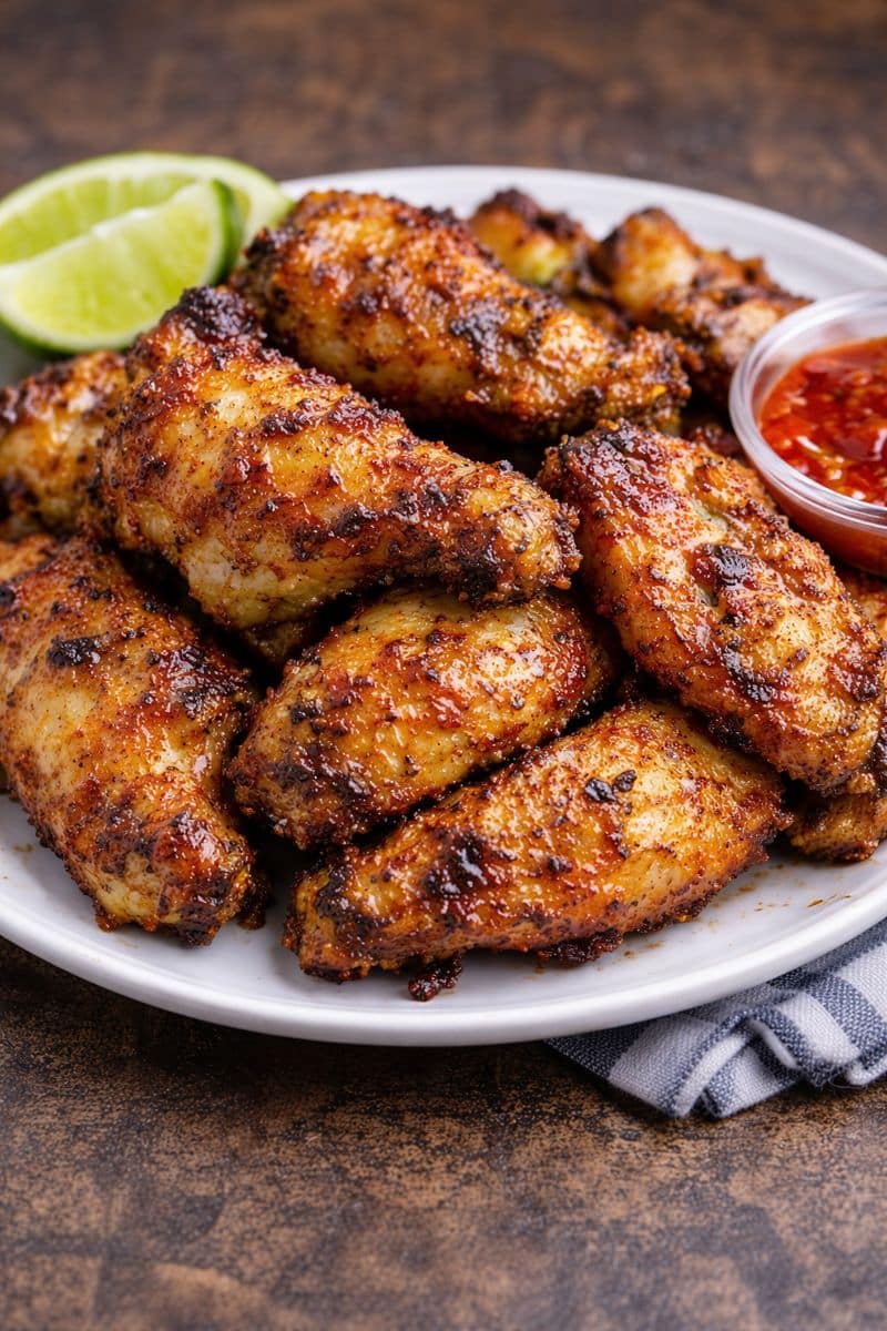 Baked Curry Chicken Wings