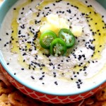 10-ingredients (or less) and just 5 minutes are all you need for this delicious Pineapple Serrano Hummus.