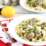 Parmesan Meatball Mac n Cheese - pasta and meatballs enrobed in a delicious creamy, cheese sauce. So delicious and easy! Ready in just 30-minutes.