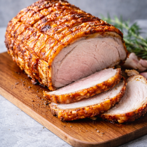 Roasted Pork Loin with Skin and Crispy Crackling 8 roast pork loin with skin IG 1