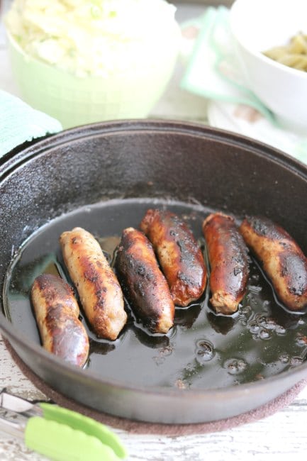 Homemade Irish Sausages are simple and easy to prepare -- even if you don't have a meat grinder or casings. Just mix the spices it's off to the pan. Simple.