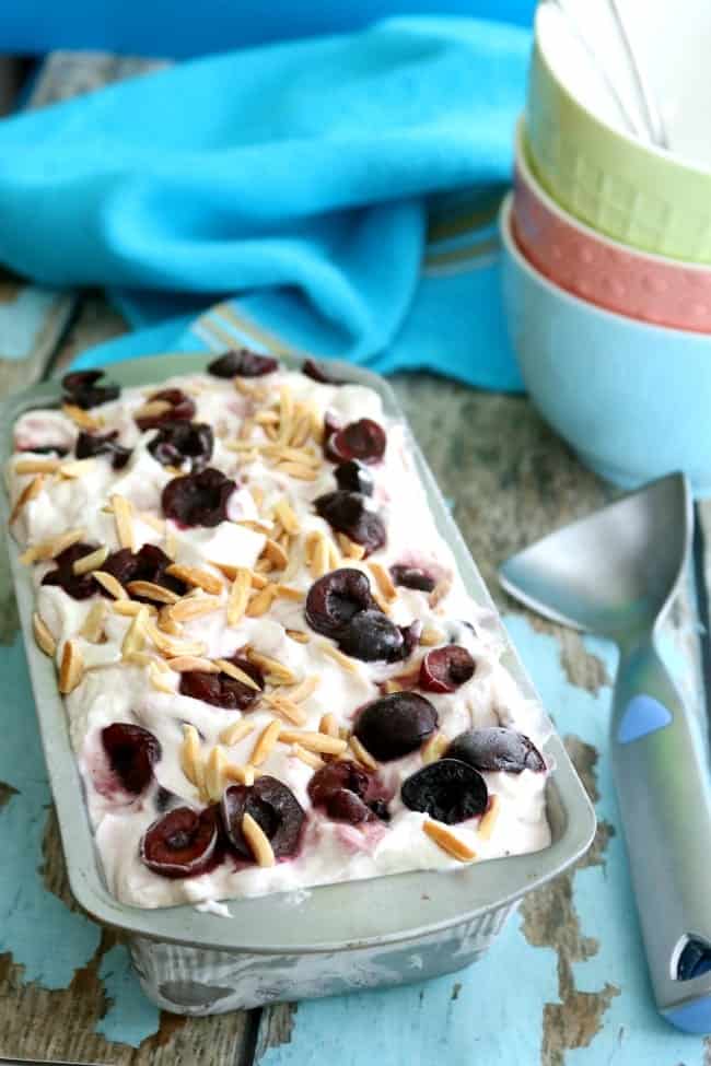 With this recipe for 5-ingredient, No-churn Cherry Almond Ice Cream, you don't have to own an ice-cream maker to enjoy freshly made ice cream.