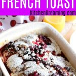 Cream Cheese stuffed French toast with Blueberry Sauce MAIN