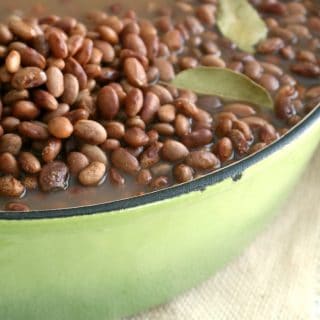 Making Homemade Pinto Beans is easy and economical. They are versatile and are a great addition to any whole food repertoire They also freeze (or can) well.