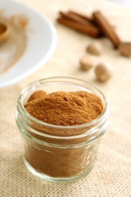 Homemade Pumpkin Pie Spice Blend is super simple, takes 5-minutes and only 5-ingredients! It's sugar-free and gluten-free, too.