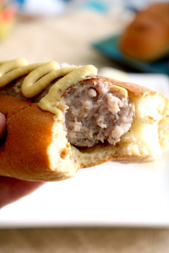 Crock pot Beer Brats