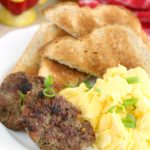 Making Homemade Breakfast Sausage is simple with ingredients already in your pantry! No need to grind your own meat! They're also freezer-friendly, MSG, preservative and gluten-free!