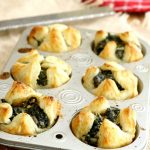 Spinach Puffs make an easy and elegant appetizer for Holiday entertaining. These can be prepared a day or two in advance and then baked off just before the party. Ready in just 12 minutes, these Spinach Puffs make entertaining easy!