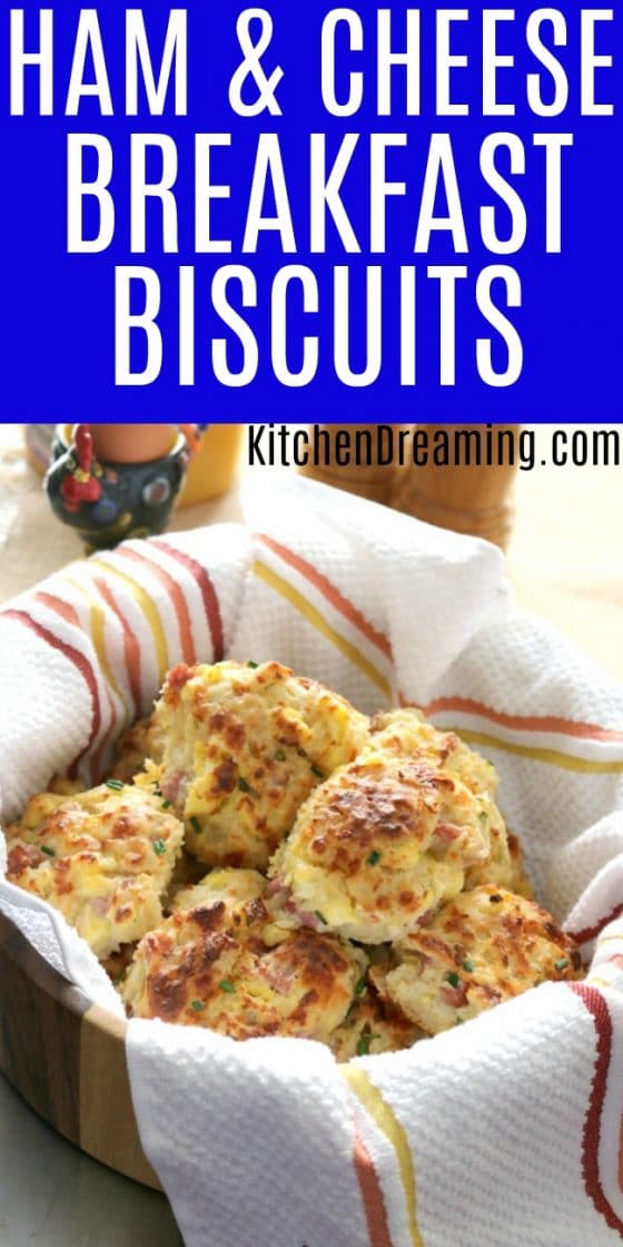 Ham and Cheese Breakfast Biscuits