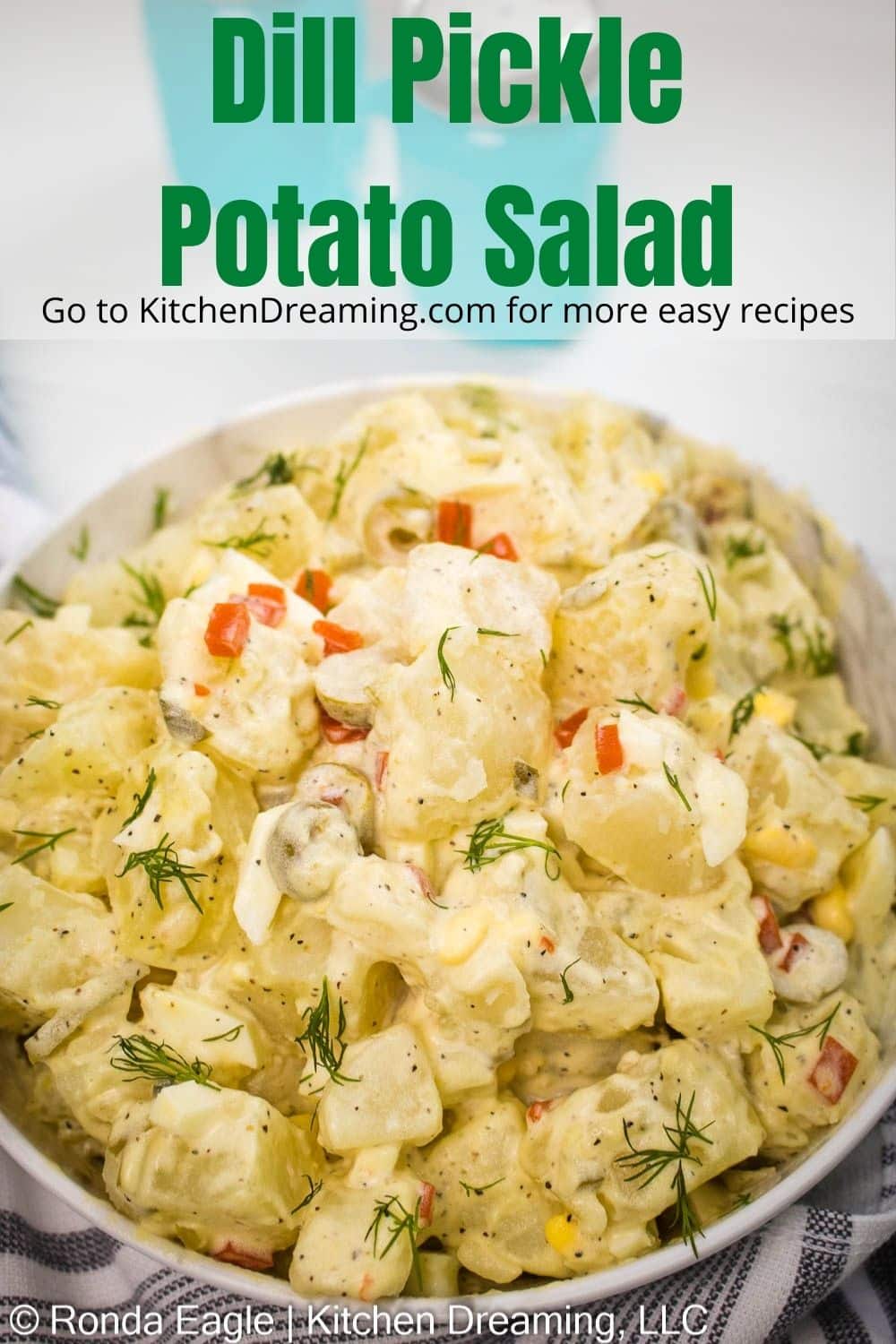 Easy! Creamy Potato Salad With Olives, Pickles, And Eggs