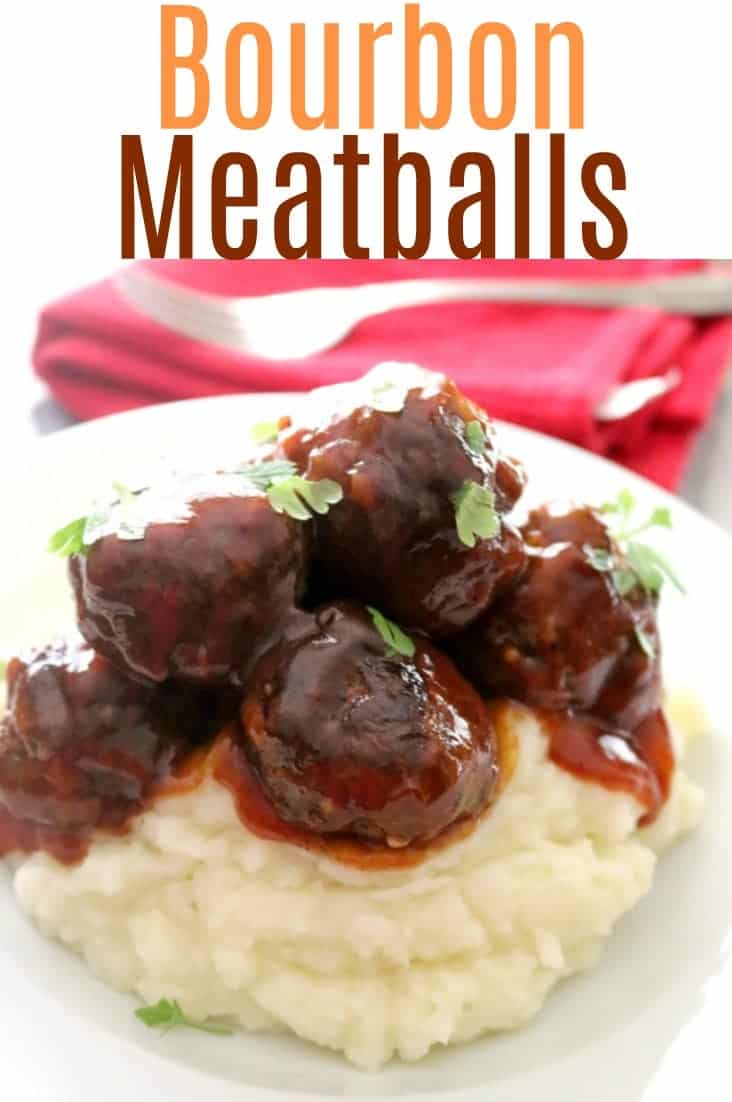 These sweet and saucy Bourbon Meatballs are slathered in a thick Kentucky Bourbon sauce. Your guests will be begging you for the recipe. 