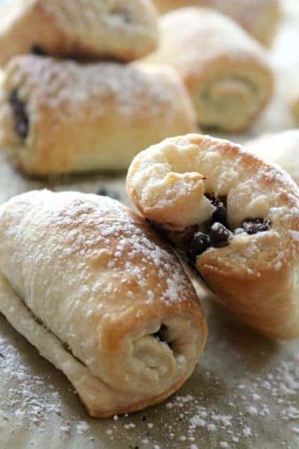 What's better than a Chocolate-Filled Pastry to start the day? The buttery, flaky, pastry dough is filled with rich bittersweet chocolate and then rolled into a crescent and baked to perfection. Good things don’t have to be complicated. This Pain au Chocolat is proof.