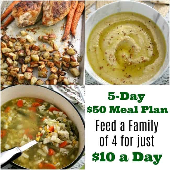 When you're on a restricted budget, keeping costs down is essential. However, you still have to eat making food one of the largest household expenses. However, there are ways to keep the food bill in control. So when Harris Teeter threw down the gauntlet and challenged me to create a five-day meal plan for a family of four for just  a day.