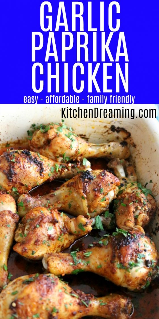 Baked Garlic Paprika Chicken