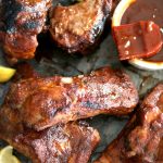 These sweet-and-spicy glazed Instant Pot Jamaican Jerk Ribs are tender and intensely flavored — and pretty much impossible to stop eating. #InstantPot #Pork #Rib #Recipes