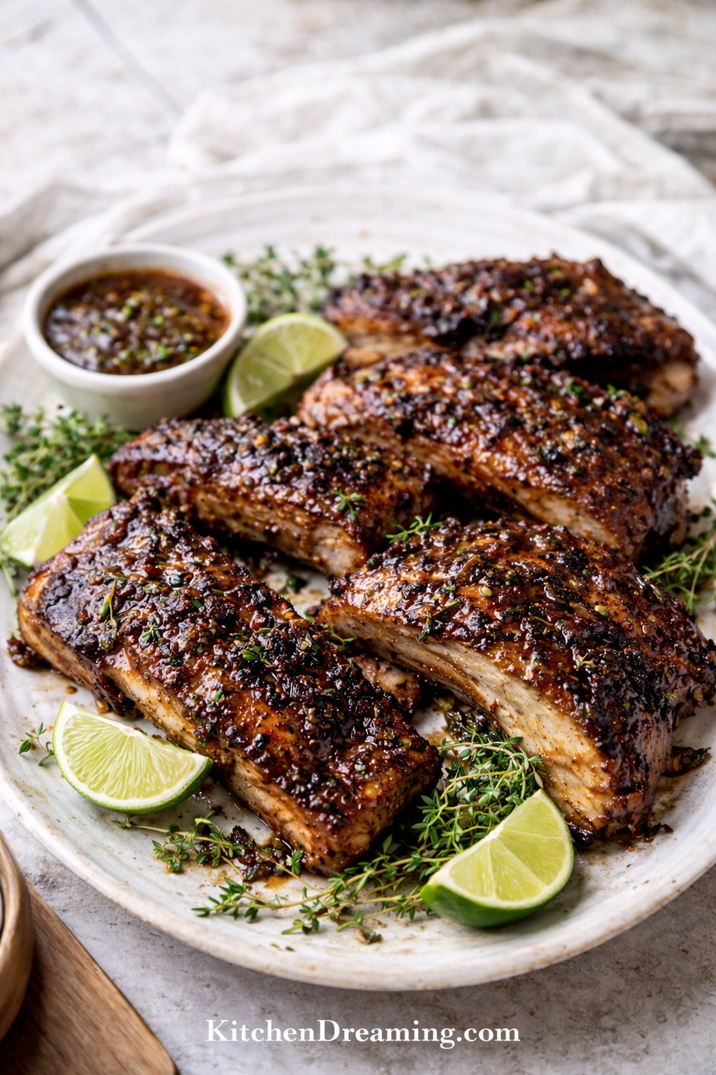 Instant Pot Jamaican Jerk Pork Ribs (Tender and Spicy) | Kitchen Dreaming