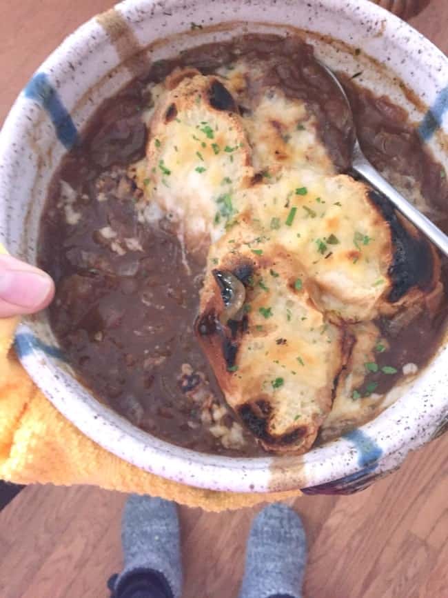 Time to eat! This step-by-step recipe makes the best French Onion Soup you've ever eaten. Bring fine French cooking into your own kitchen. Let me show you how easy it is!