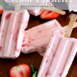 Strawberries Cream Popsicles 1