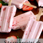 Strawberries Cream Popsicles 2