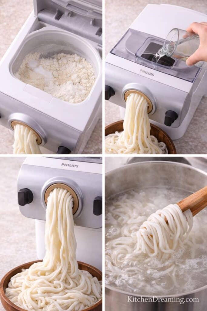 Making Rice Noodles Asian Rice Noodles