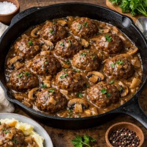Salisbury Steak Meatballs 2025 IMG 1