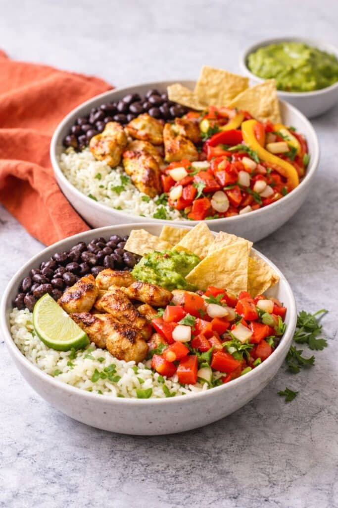 Chicken burrito bowls img 2