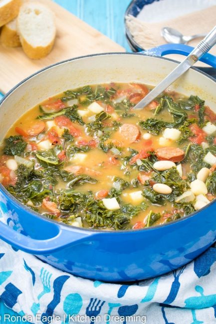 Portuguese Sausage and Kale Soup Caldo Verde Recipe 3