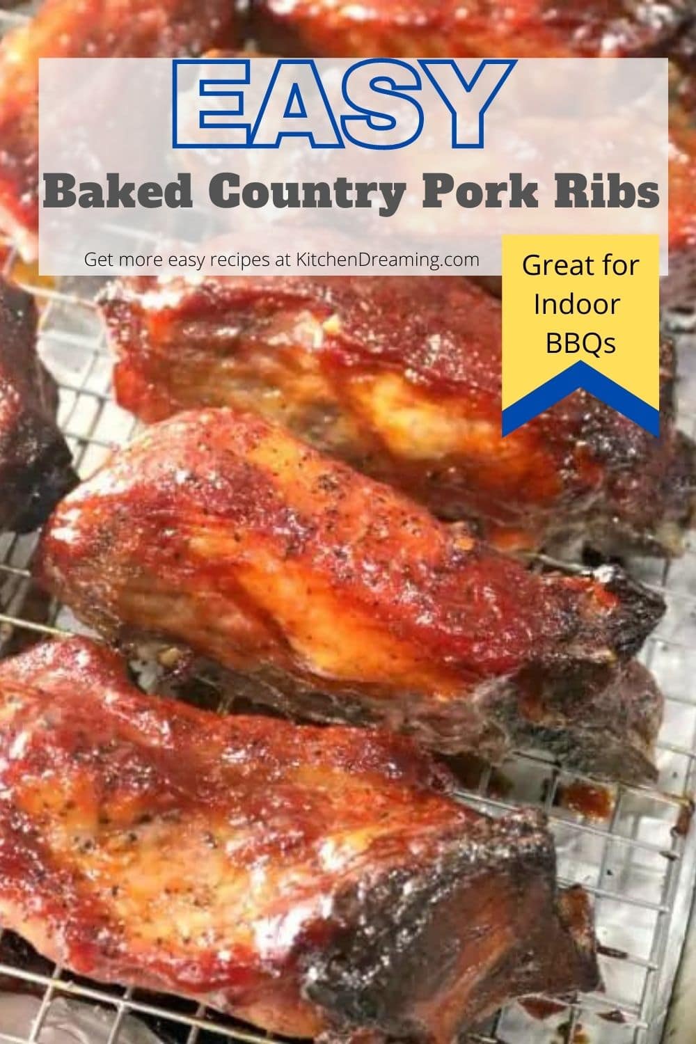 Easy oven baked Country-Style Pork Ribs