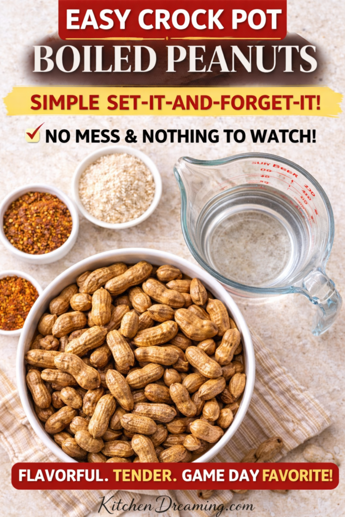 Crock Pot Boiled Peanuts (Easy Slow Cooker Recipe) 8 Set-it-and-forget-it crock pot boiled peanuts made in a slow cooker.