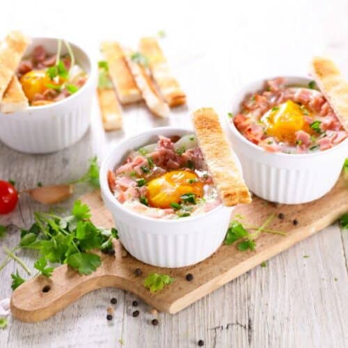 Baked Eggs with Ham and Cheese 5 cva
