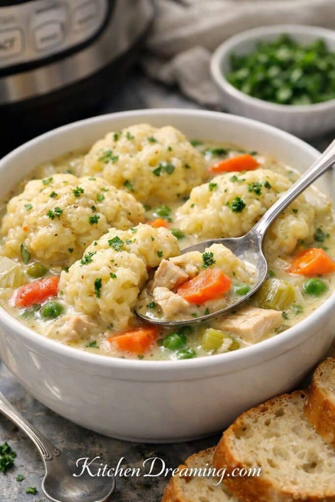 Instant Pot Chicken and Dumplings IMG 1