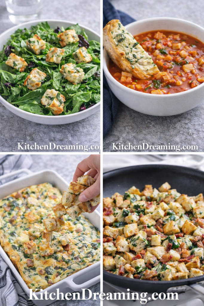 Spinach Dip Bread Boat Recipe for Easy Party Appetizers 5 Spinach Dip Bread Boat, leftovers repurposed into new meals.