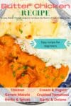 Indian Butter Chicken ~ also known as Chicken Makhani, is a classic, flavorful Indian dish. In this easy, make-at-home version of the restaurant favorite, you control the heat. Make it as spicy or mild as you want! This Butter Chicken recipe uses flavorful spices like garam masala, coriander, & turmeric mixed with tender chicken, cream, butter & tomatoes. There's plenty of that mild curry sauce to soak up with naan or rice! Simply marinade the chicken, and then this dish is ready in 30 minutes!