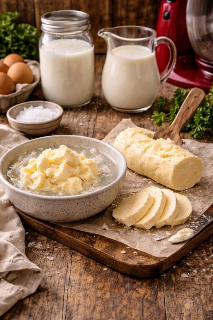 How to Make Homemade Butter (2 Easy Methods) 1 Homemade Butter overchurned image 7
