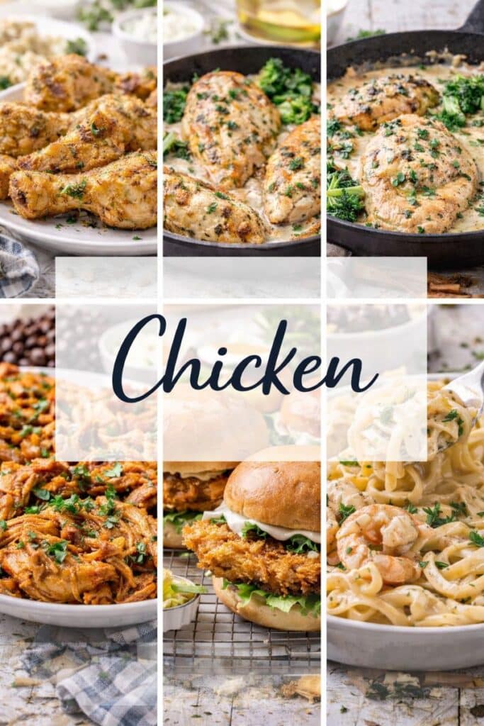 chicken recipes with baked chicken, skillet meals, meal prep, and family-friendly dinners