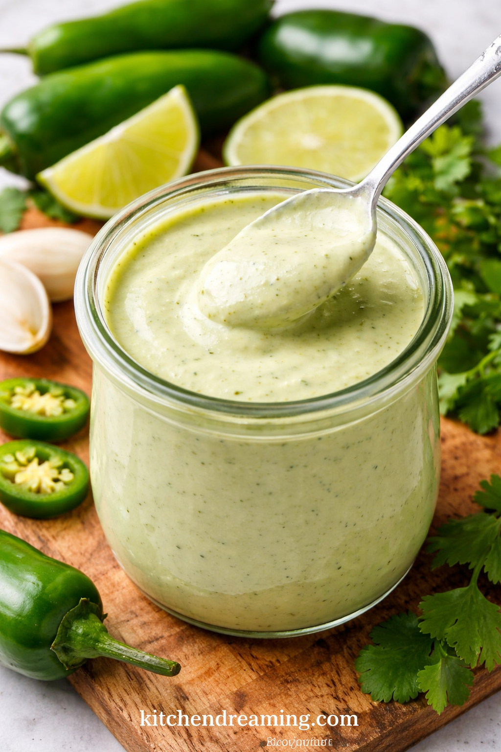 Creamy Jalapeno Sauce (Better Than Taco Bell)