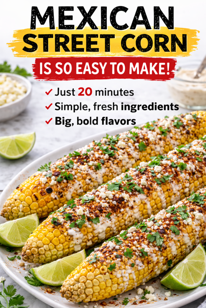 Mexican Street Corn - EloteMexican Street Corn Recipe with Cotija, Lime, and Crema 10 Easy mexican street corn recipe with creamy sauce, cotija cheese, chili seasoning, and lime wedges.