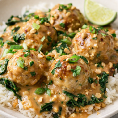 Swimming Rama Chicken Meatballs Better Than Takeout 7 swimming rama chicken meatballs IMG 1