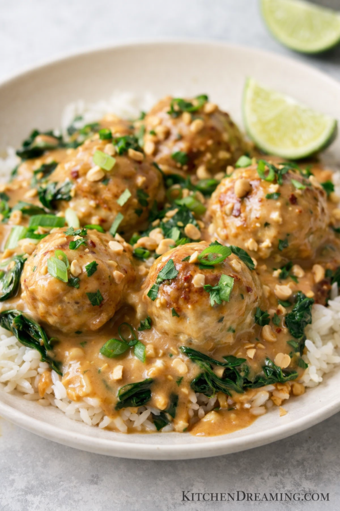 swimming rama chicken meatballs IMG 1