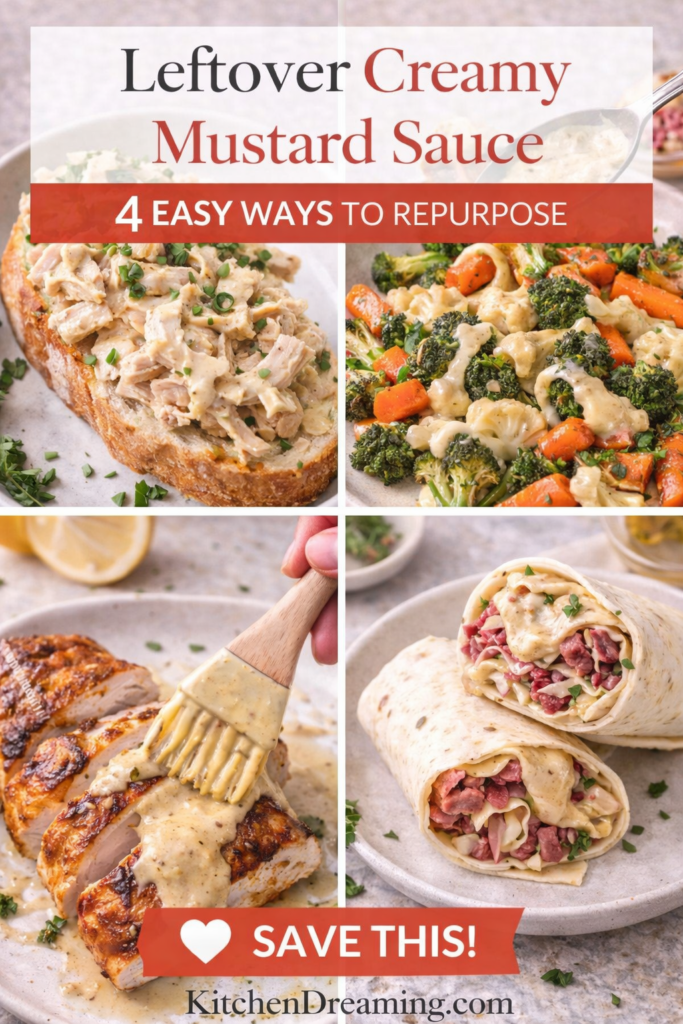 Creamy Mustard Sauce (Sweet Dijon Dipping Sauce) 13 Creamy Mustard Sauce repurpose ideas using leftover sweet Dijon dipping sauce in easy meals.