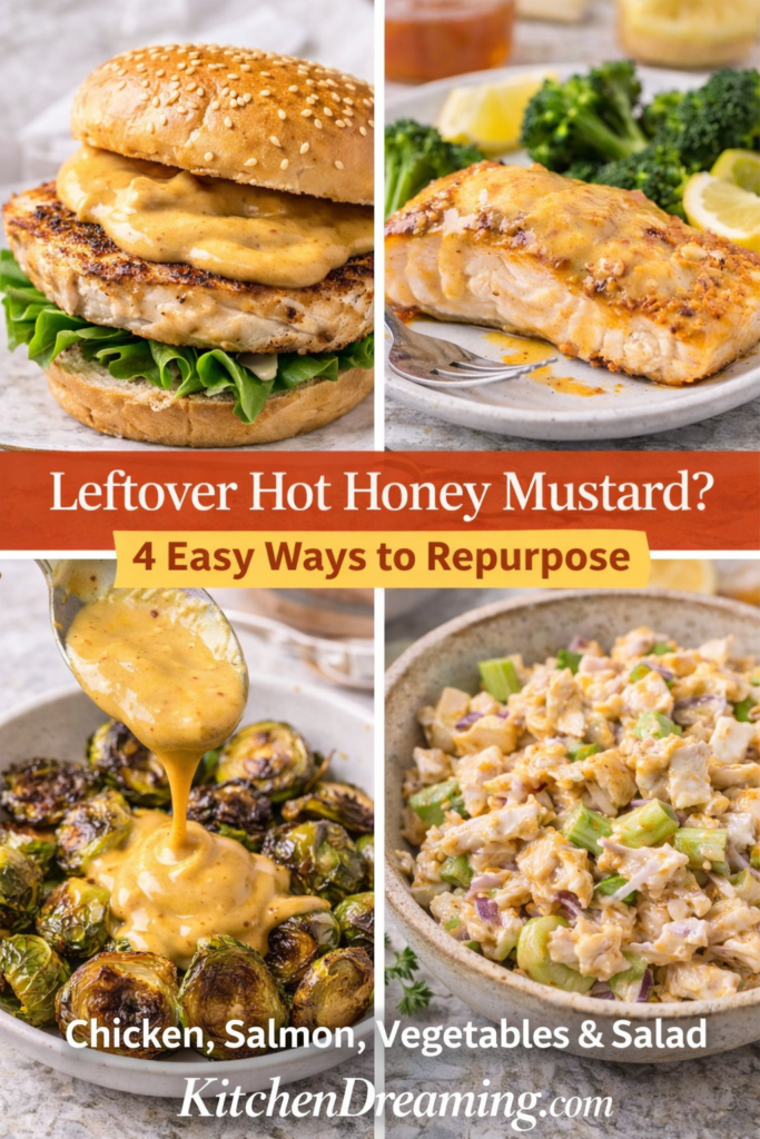 Hot Honey Mustard Recipe (Creamy Sweet and Spicy Dipping Sauce) 12 Hot honey mustard recipe used on sandwiches, salmon, vegetables, and chicken salad.