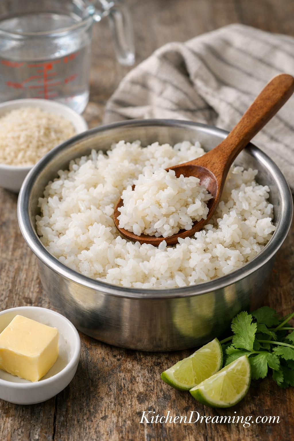 Picture of How to Cook Jasmine Rice (Perfect Fluffy Jasmine Rice) | Kitchen Dreaming